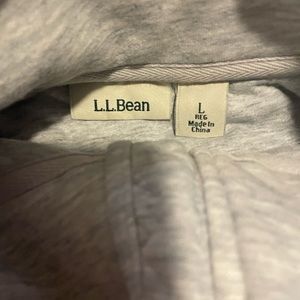 LL Bean quilted pullover - size large